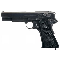 World War II Nazi Occupation Radom Model P35 Semi-Automatic Pistol with Holster and Spare Magazine