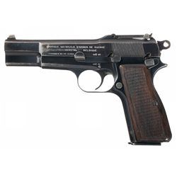 Rare Pre-War Belgian FN Model 1935 High Power "Estonian Home-Guard Contract" Pistol with Holster