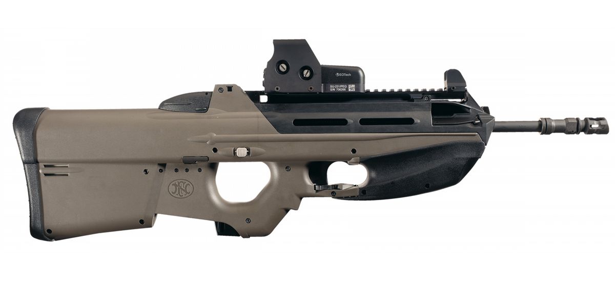 FN Herstal Model FS2000 Semi-Automatic Bullpup Rifle with EOTech Dot Sight