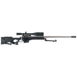 Custom Lawton Machine Model 7000 Bolt Action Rifle in .338 Lapua Caliber with Ammunition