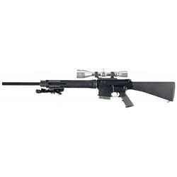 Armalite AR-10 T Semi-Automatic Target Rifle with Scope, Bipod and Case