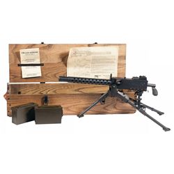 Tippmann Arms Co. Half Scale Browning Model 1919 Semi-Automatic Rifle in Wooden Crate with Accessor