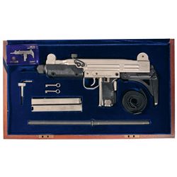 Rare Israeli Military Industries UZI Model A Presentation Type Semi-Automatic Carbine with Wood Case