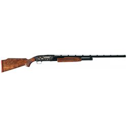 Magnificent Engraved and Gold Accented Winchester Model 12 Slide Action Shotgun