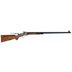 Special Order Suzi Bradley Master Engraved and Gold Inlaid Shiloh Sharps Model 1874 Creedmoor Silhou