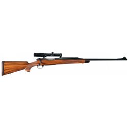Custom Weatherby Mark V Bolt Action Rifle with Schmidt & Bender Scope