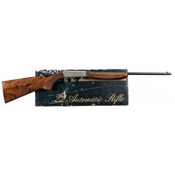 Engraved Grade II Browning .22 Caliber Semi-Automatic Rifle with Box