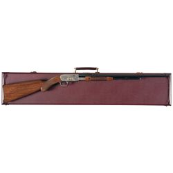 Belgian Browning 1 of 200 Royal Edition Trombone Slide Action Rifle with Case