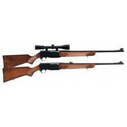 Two Browning BAR Semi-Automatic Rifles