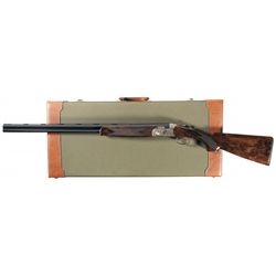 Engraved Beretta Silver Pigeon II Combo Two Barrel Set Over/Under Shotgun with Case