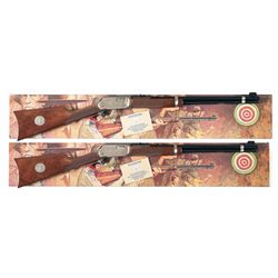 Rare Pair of Consecutively Serial Numbered Winchester Model 9422 XTR Lever Action Boy Scout 75th Ann