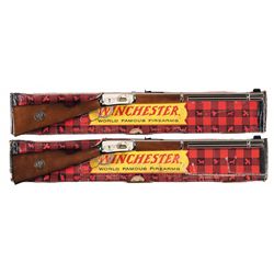 Two Boxed Consecutively Numbered Winchester Model 94 Abilene Kansas Commemorative Carbines