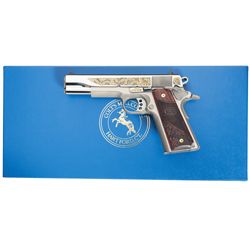 Engraved Colt Limited Edition Diamond Grade .45 Government Model with Box
