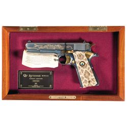 Colt Rattlesnake Legacy Edition Series 80 Semi-Automatic Pistol with Display Case