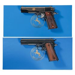 Two Boxed Colt Semi-Automatic Pistol
