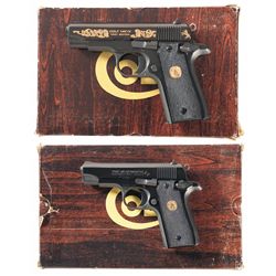 Two Boxed Colt Semi-Automatic Pistols