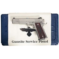 Colt 1911 Gunsite Model O Semi-Automatic Pistol with Matching Case and Accessories