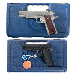 Two Colt Semi-Automatic Pistols