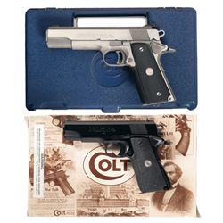 Two Colt MKIV Series 80 Semi Automatic Pistols