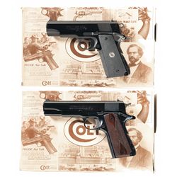 Two Colt Semi-Automatic Pistols