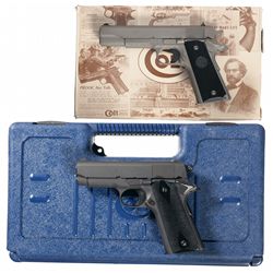Two Cased Colt 1911 Semi-Automatic Pistols