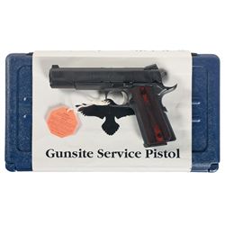 Colt 1911 Gunsite Pistol Model O Semi-Automatic Pistol with Case