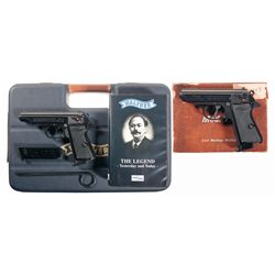 Two Walther Semi-Automatic Pistols