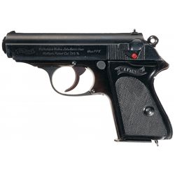 Exceptional Late World War II Walther PPK Semi-Automatic Pistol