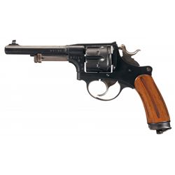 Scarce Swiss Model 1882 Double Action Revolver with Stock Attachment Slot