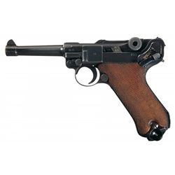 Excellent World War II Nazi "byf" Code 1941 Dated Mauser Luger