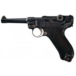 DWM Model 1908 Military Luger Semi-Automatic Pistol