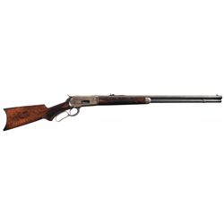 Deluxe First Year Production Three Digit Number Winchester Deluxe Model 1886 Lever Action Rifle with