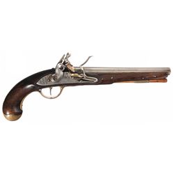 Marvelous Rare U.S. North Model 1808 Navy Flintlock Martial Pistol