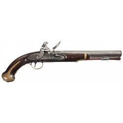 Scarce Harpers Ferry U.S. Model 1805 Flintlock Pistol