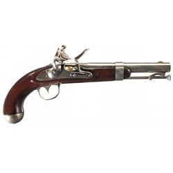 U.S. Waters Model 1836 Flintlock Pistol