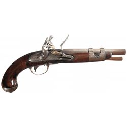 U.S. Simeon North Model 1816 Flintlock Pistol