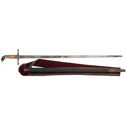 Militia Officer's Eagle Pommel Sword with Belt