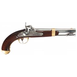 U.S. Aston Model 1842 Percussion Pistol