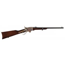 Exceptional Spencer Patent Model 1865 Repeating Saddle Ring Carbine with Stabler Cut-Off