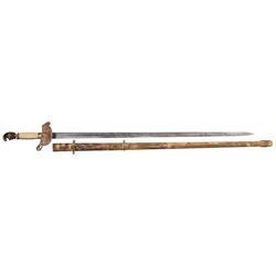 19th Century American Militia Officer's Sword with Scabbard