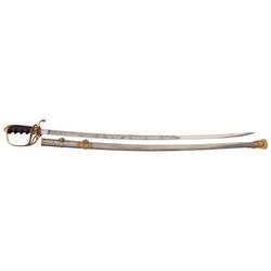 Deluxe U.S. Model 1902 Officers Saber with Georgia State Seal