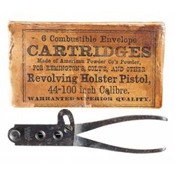 Scarce Bullet Mold for Colt .44 Caliber Revolving Rifle or 3rd Model Dragoon Revolver and Sealed Pac