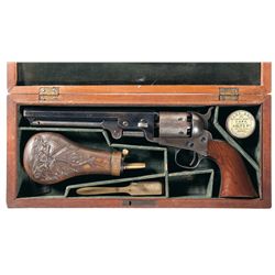 Very Fine Cased Colt Model 1851 Navy Percussion Revolver with Accessories
