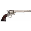 Image 7 : Exceptional Documented Nickel-Plated Colt .44 Rimfire Single Action Army Revolver with Factory Lette