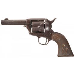 Rare and Documented Texas Shipped Black Powder Frame Colt Sheriff's Model Single Action Army Revolve