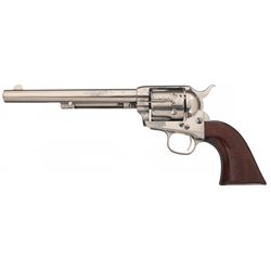 Exceptional Black Powder Colt Single Action Army Revolver with Factory Letter