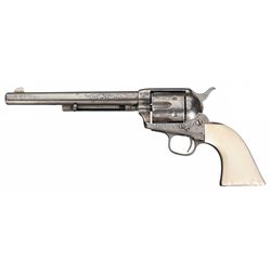 Attractive, Documented "Soft" Finish Hartley & Graham Engraved Black Powder Colt Single Action Army 