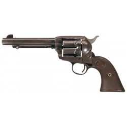 Colt Single Action Army Revolver with Scarce Long Flute Cylinder