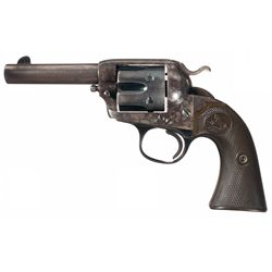 Extremely Rare Documented Colt Bisley Sheriff's Model Revolver Sold to Winchester Repeating Arms Co.