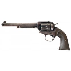 Rare Colt Bisley Flattop Target Model Revolver with Factory Letter